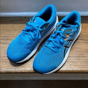 Blue Asics Running Shoes